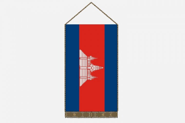 Kambodzsa asztali zászló